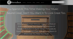 Desktop Screenshot of etherealsun.com